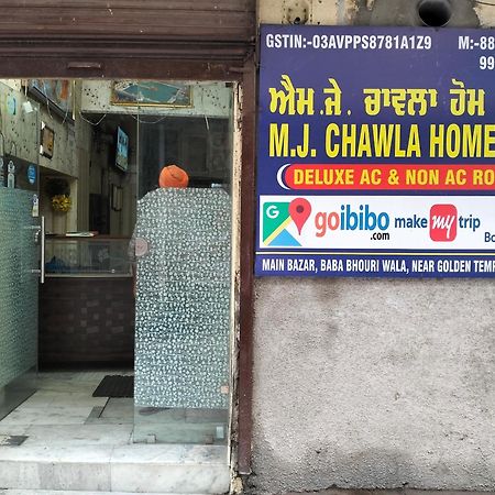 Mj Chawla Homestay Double Bed Attached Bathroom Room Amritsar Exteriör bild
